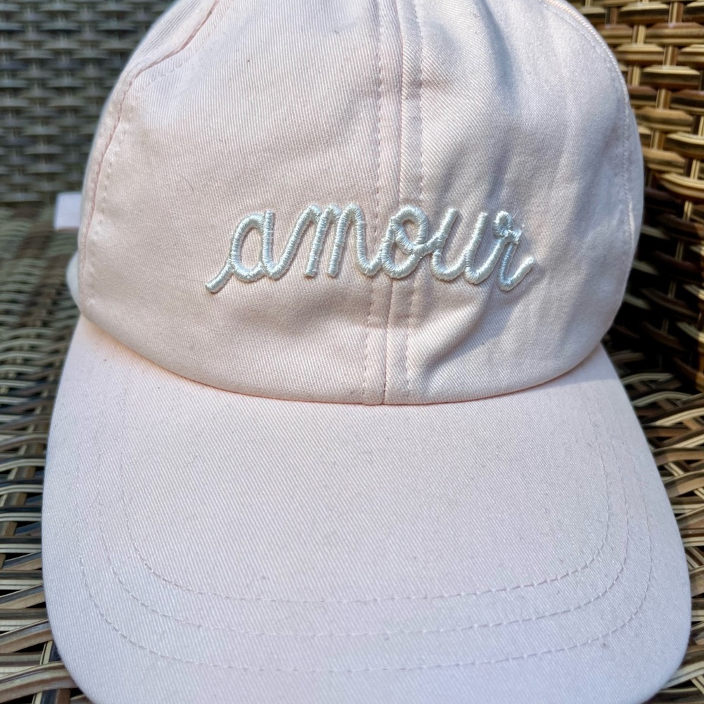 Amour Pink Baseball Cap